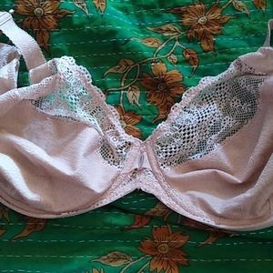 Elomi 42K Tan Lacey Bar Bra